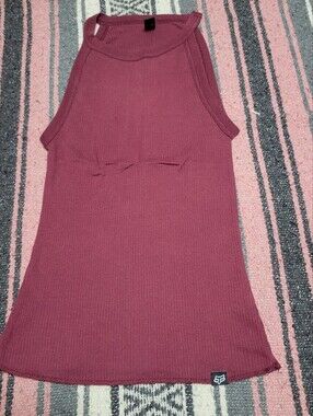 5/$15 fox racing high neck tank top